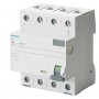 Siemens 5SV3647-6 interruttore automatico Dispositivo a corrente residua A-type 4 (5SV3647-6)