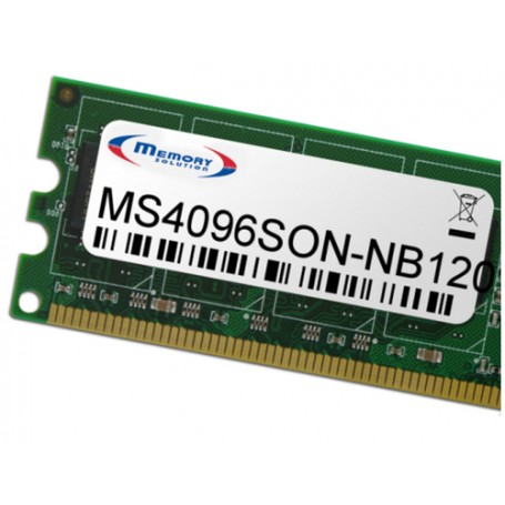 Memory Solution MS4096SON-NB120 memoria 4 GB (MS4096SON-NB120)