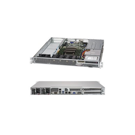 Supermicro SuperServer 1018R-WR Intel® C612 LGA 2011 (Socket R) Rack (1U) Nero (SYS-1018R-WR)