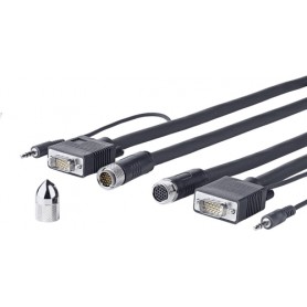 Vivolink PROVGASCW10 cavo VGA 10 m VGA (D-Sub) Nero (PROVGASCW10)