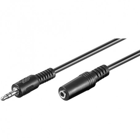 Goobay 3.5 mm, 2 m cavo audio 3.5mm Nero (50431-GB)