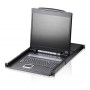 Aten CL1308N, UK switch per keyboard-video-mouse (kvm) Montaggio rack Nero (CL1308N-ATA-2XK06UG)