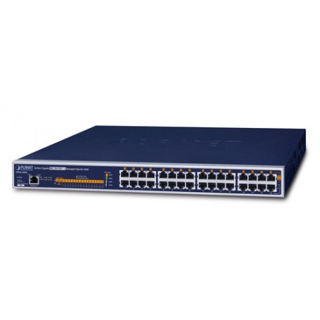 PLANET UPOE-1600G switch di rete Gestito Gigabit Ethernet (10/100/1000) Supporto Power over Ethernet (PoE) 1U Blu (UPOE-1600G)