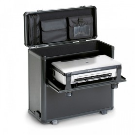 Dicota DataBox XL Trolley HP OJ 200 Stampante compatta Custodia trolley Nero (D31249)