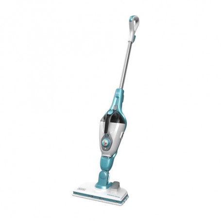 Black & Decker FSMH13101SM-QS Pulitore a vapore Pulitore a vapore portatile 0,5 L 1300 W Turchese, Bianco (FSMH13101SM-QS)