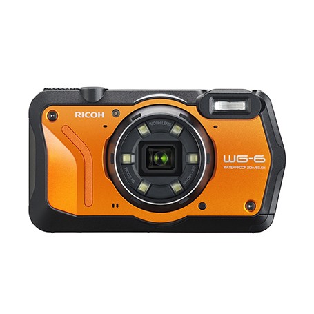 Ricoh WG-6 1/2.3" Fotocamera compatta 20 MP CMOS 3840 x 2160 Pixel Nero, Arancione (26649759208)