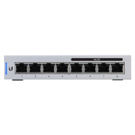 Ubiquiti Networks UniFi US-8-60W Gestito L2 Gigabit Ethernet (10/100/1000) Supporto Power over Ethernet (PoE) Grig (US-8-60W-EU)
