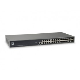 LevelOne GEL-2681 switch di rete Gestito L3 Gigabit Ethernet (10/100/1000) Nero (GEL-2681)
