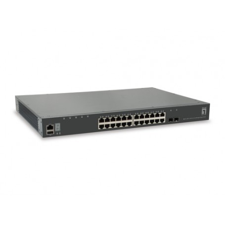 LevelOne GTL-2881 switch di rete Gestito L3 Gigabit Ethernet (10/100/1000) Grigio (GTL-2881)