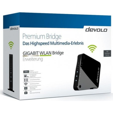 Devolo GIGABIT WLAN Bridge Bridge di rete 1733 Mbit/s Nero, Grigio (9965)