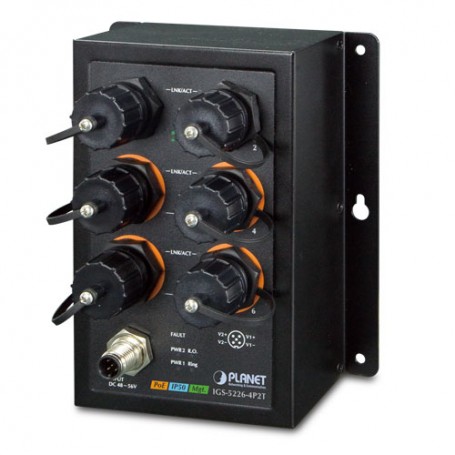 PLANET IGS-5226-4P2T switch di rete Gestito L2+ Gigabit Ethernet (10/100/1000) Supporto Power over Ethernet (PoE (IGS-5226-4P2T)