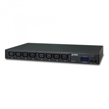 PLANET IPM-8220 unità di distribuzione dell'energia (PDU) 8 presa(e) AC 1U Nero (IPM-8220)