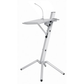 König & Meyer 12386-000-81 carrello e supporto multimediale Argento Computer portatile (12386-000-81)