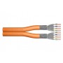 Digitus DK-1743-VH-D-1 cavo di rete Arancione 100 m Cat7 S/FTP (S-STP) (DK-1743-VH-D-1)