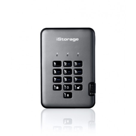 iStorage diskAshur PRO2 128 GB Nero, Grafite (IS-DAP2-256-SSD-128-C-G)
