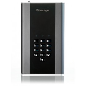 iStorage diskAshur DT 2 disco rigido esterno 1000 GB Nero, Grafite (IS-DT2-256-1000-C-G)