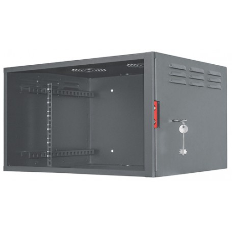 Intellinet 714433 rack 6U Da parete Nero (714433)