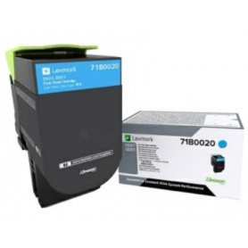 Lexmark 73B0020 cartuccia toner 1 pz Originale Ciano (73B0020)