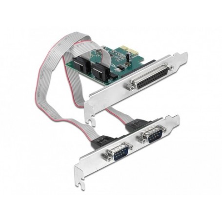 DeLOCK 90413 scheda di interfaccia e adattatore Interno Parallelo, RS-232 (90413)