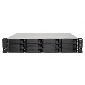 QNAP TS-1253BU-RP NAS Armadio (2U) Collegamento ethernet LAN Nero J3455 (TS-1253BU-RP-4G)