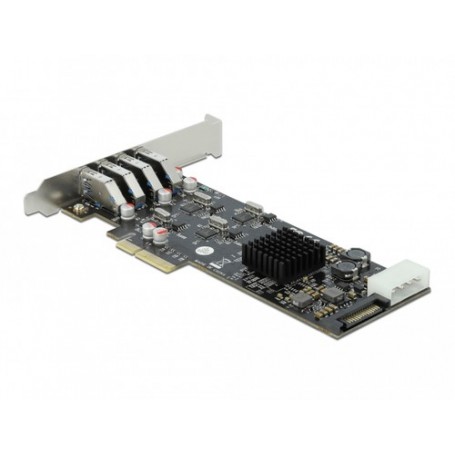 DeLOCK 89008 scheda di interfaccia e adattatore Interno PCIe, SATA, USB 3.2 Gen 1 (3.1 Gen 1) (89008)