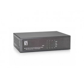 LevelOne FEP-0812W90 switch di rete Fast Ethernet (10/100) Supporto Power over Ethernet (PoE) Grigio (FEP-0812W90)