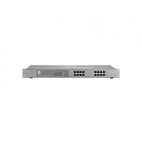 LevelOne FEP-1612W150 switch di rete Fast Ethernet (10/100) Supporto Power over Ethernet (PoE) Grigio (FEP-1612W150)