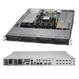 Supermicro SuperServer 5019P-WTR Intel C622 LGA 3647 (Socket P) Rack (1U) Nero (SYS-5019P-WTR)