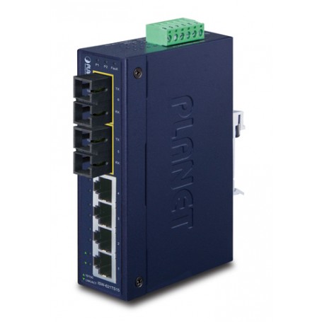 PLANET ISW-621TS15 switch di rete Non gestito L2 Fast Ethernet (10/100) Blu (ISW-621TS15)