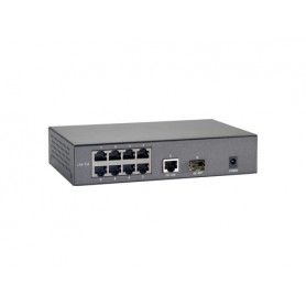 LevelOne FGP-1000W90 switch di rete Fast Ethernet (10/100) Supporto Power over Ethernet (PoE) Grigio (FGP-1000W90)