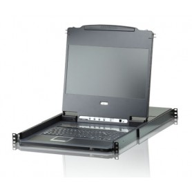 Aten CL6708MW switch per keyboard-video-mouse (kvm) Montaggio rack Nero (CL6708MW-ATA-2XK06GG)