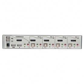 Lindy 39305 switch per keyboard-video-mouse (kvm) Argento (39305)