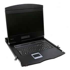LogiLink LC902GE console a rack 47 cm (18.5") 1366 x 768 Pixel Metallo Nero 1U (LC902GE)