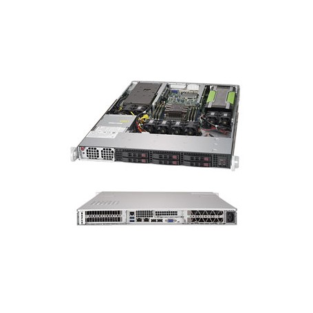 Supermicro SuperServer 1019GP-TT Intel® C621 LGA 3647 (Socket P) Rack (1U) Nero (SYS-1019GP-TT)