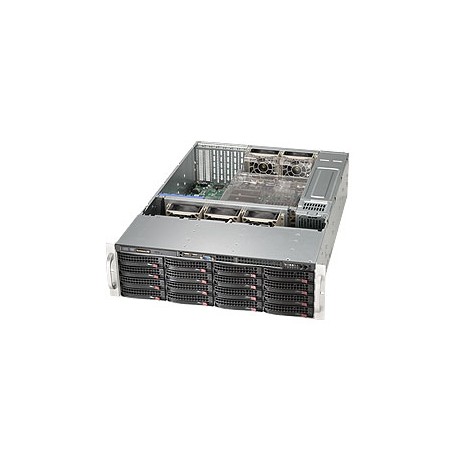Supermicro SC836BE1C-R1K23B Supporto Nero 1200 W (CSE-836BE1C-R1K23B)