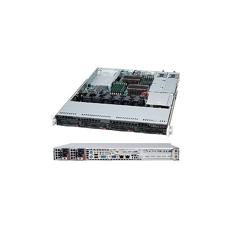 Supermicro SuperChassis 815TQC-R706WB2 Supporto Nero 750 W (CSE-815TQC-R706WB2)