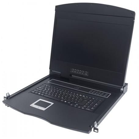 Intellinet 508117 console a rack 48,3 cm (19") 1920 x 1080 Pixel Nero 1U (508117)