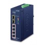 PLANET IGS-624HPT switch di rete Non gestito Gigabit Ethernet (10/100/1000) Supporto Power over Ethernet (PoE) Blu (IGS-624HPT)