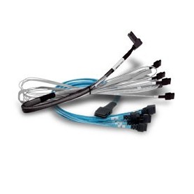 Broadcom CBL-SFF8643-06M 0,6 m Nero, Blu, Argento (05-26114-00)