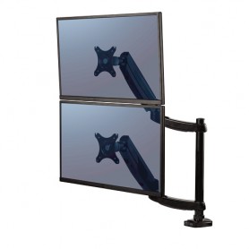 Fellowes 8043401 supporto da tavolo per Tv a schermo piatto 68,6 cm (27") Morsa Nero (8043401)