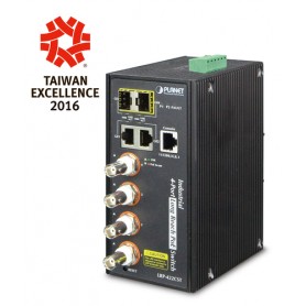 PLANET LRP-422CST switch di rete Gestito L2 Gigabit Ethernet (10/100/1000) Supporto Power over Ethernet (PoE) Nero (LRP-422CST)