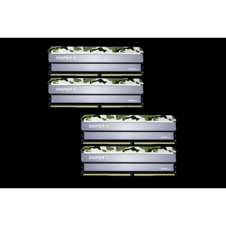 G.Skill Sniper X F4-3000C16Q-32GSXFB memoria 32 GB 4 x 8 GB DDR4 3000 MHz (F4-3000C16Q-32GSXFB)