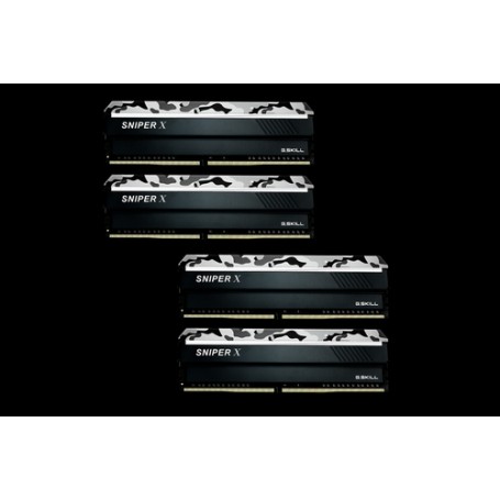 G.Skill Sniper X F4-2400C17Q-32GSXW memoria 32 GB 4 x 8 GB DDR4 2400 MHz (F4-2400C17Q-32GSXW)