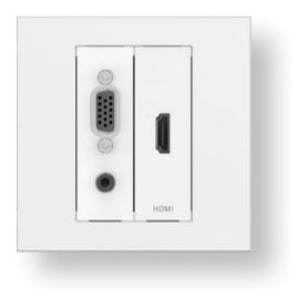 Vivolink VL-INSTKIT-5M cavo e adattatore video VGA (D-Sub) + 3.5mm HDMI tipo A (Standard) Bianco (VL-INSTKIT-5M)