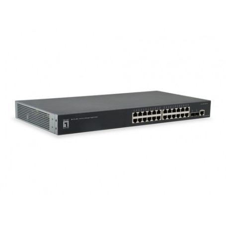 LevelOne GTL-2661 Gestito L2 Gigabit Ethernet (10/100/1000) Supporto Power over Ethernet (PoE) Nero (57081403)