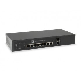 LevelOne GEP-1022W120 switch di rete Gigabit Ethernet (10/100/1000) Supporto Power over Ethernet (PoE) Nero (GEP-1022W120)