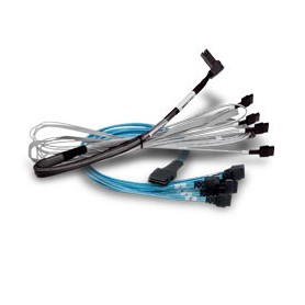 Broadcom СBL-SFF8644-60M 6 m Nero, Blu, Argento (L5-25195-00)