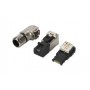 Digitus A-MFP6A 8-8 TG-AN cavo di collegamento RJ-45 Nero, Argento (A-MFP6A 8-8 TG-AN)