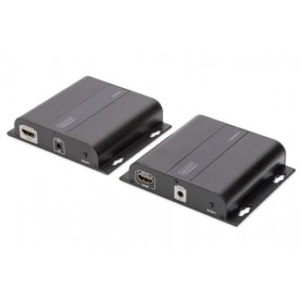 Digitus DS-55122 moltiplicatore AV Trasmettitore e ricevitore AV Nero (DS-55122)