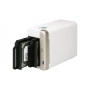 QNAP TS-251B NAS Tower Collegamento ethernet LAN Bianco J3355 (TS-251B-2G)